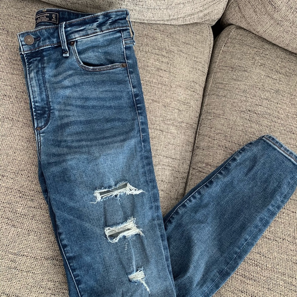 Abercrombie Simone High Rise Super Skinny Jeans